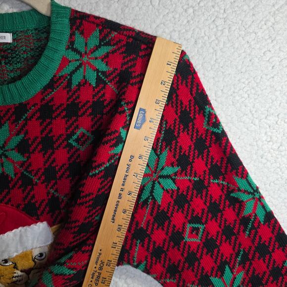 Cat Ugly Sweater XXL by Celebrate Together tops. M's. Cat drinking Crewneck Fun - Picture 6 of 13